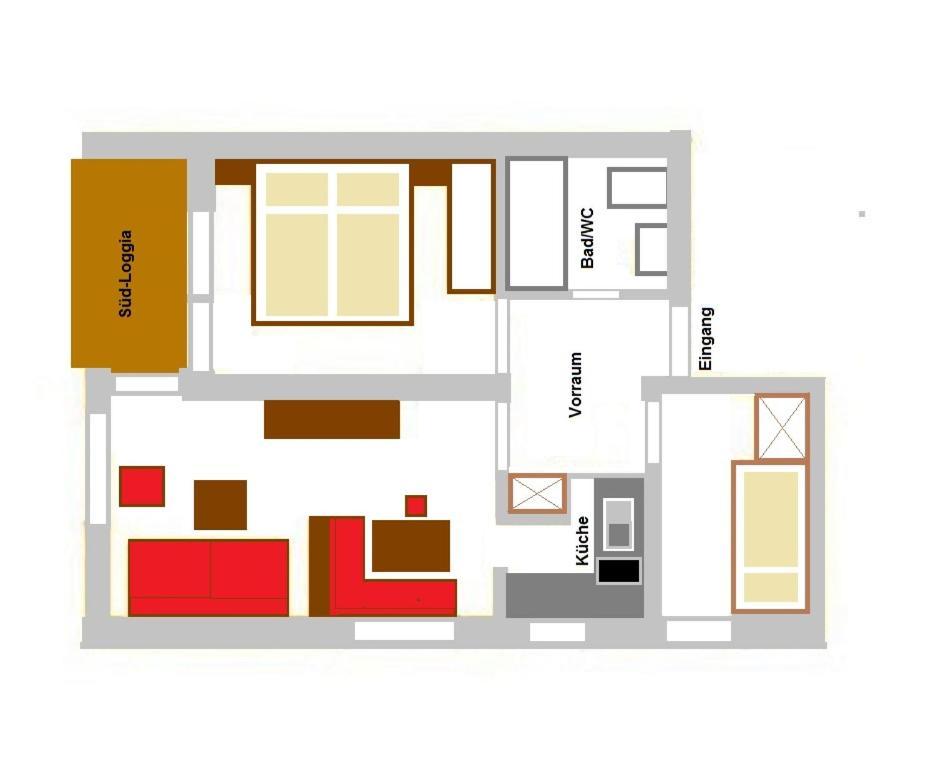 Appartements Vilsalp 坦海姆 外观 照片