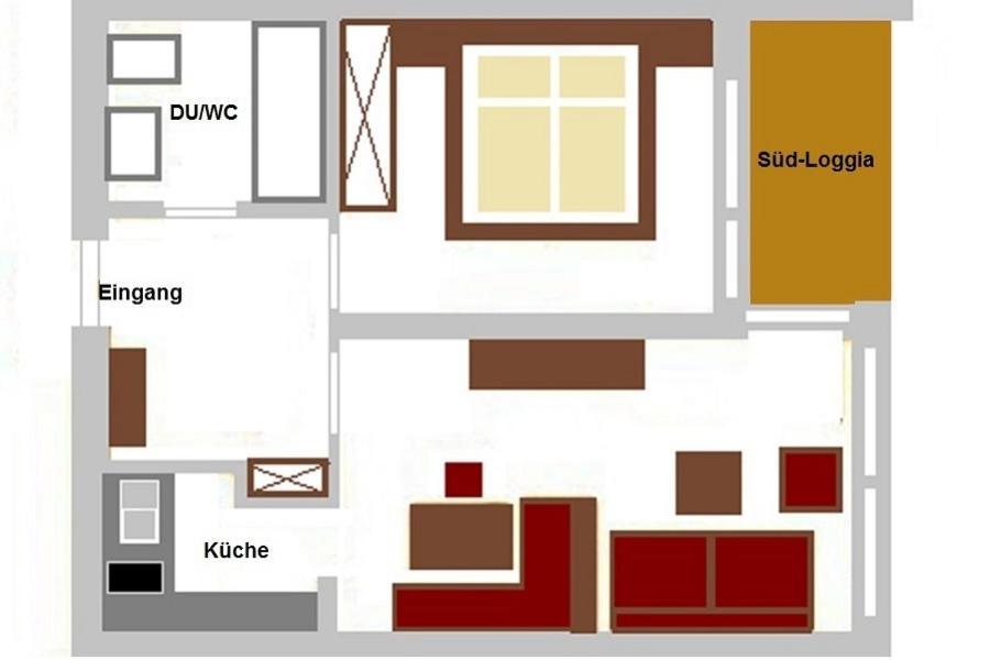 Appartements Vilsalp 坦海姆 外观 照片